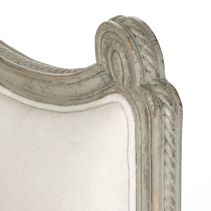 Upholstered Bench, Gray