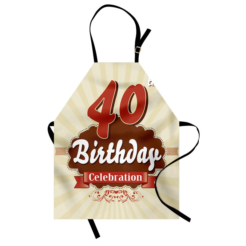 No Pattern Bib Apron