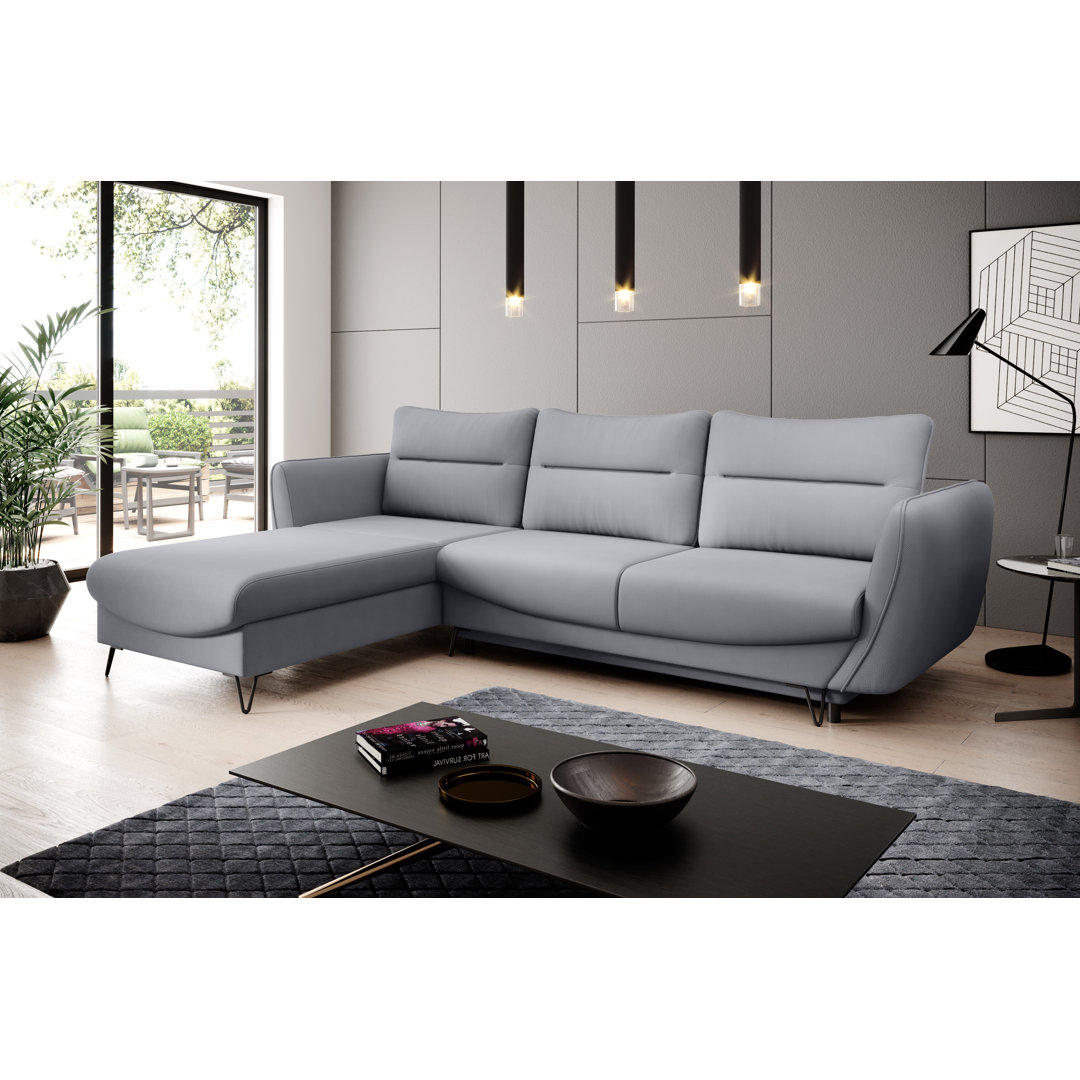 Ecksofa Storrs mit Bettfunktion