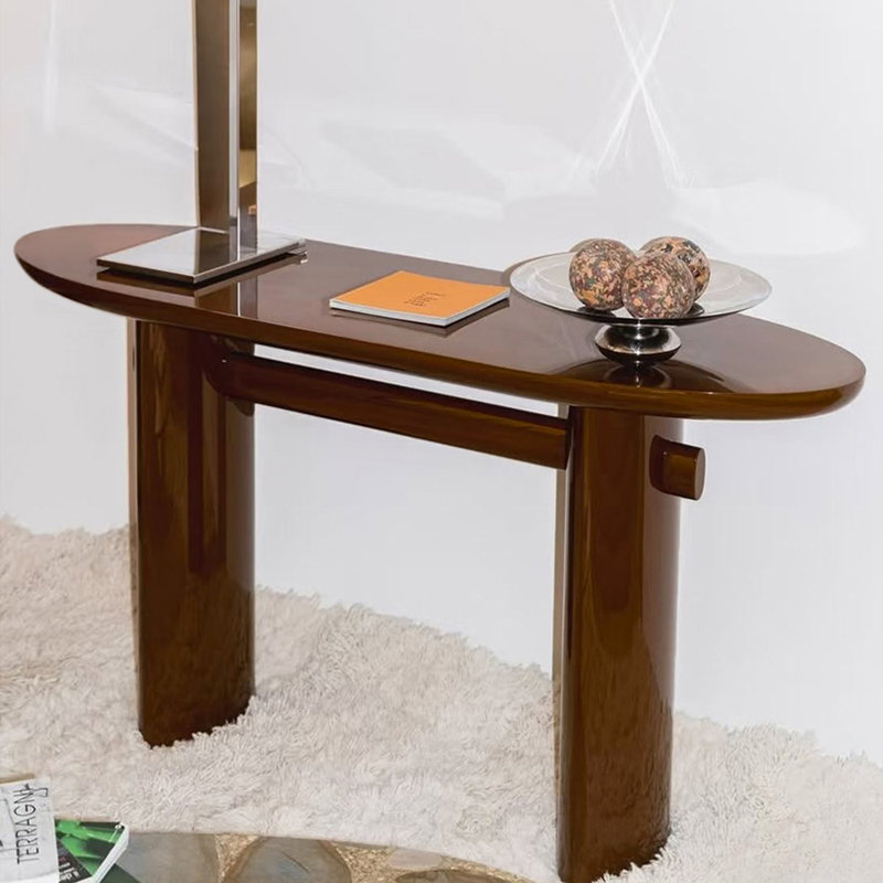 Console minimaliste moderne de style italien, Brun