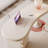 French Cream-Style Round Edge Wooden Desk-66847958