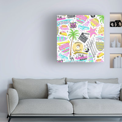 Jess Stempel Los Angeles Spots Canvas Art