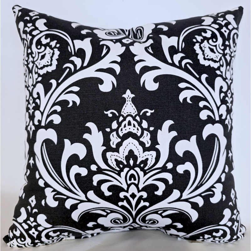 Royal Damask Damask Reversible, Black