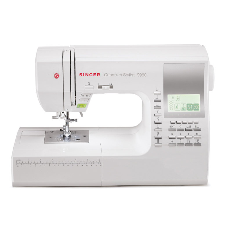 Quantum Stylist White Computerized Sewing and Quilting Machine