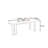 French retro solid wood dining table-109512754
