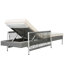 Chaise longue en rotin toutes saisons avec inclinable réglable à 6 positions-1624241729