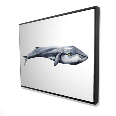 Reproduction d'aquarelle sur baleine