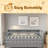 Twin XL Wood Daybed With 2 Trundles, 3 Storage Cubbies, 1 Light For Free And USB Charging Design-1595861645