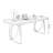 Nut-brown Rectangular Solid Wood writing desk-118232096