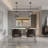 Modern Style Black Pendant Light