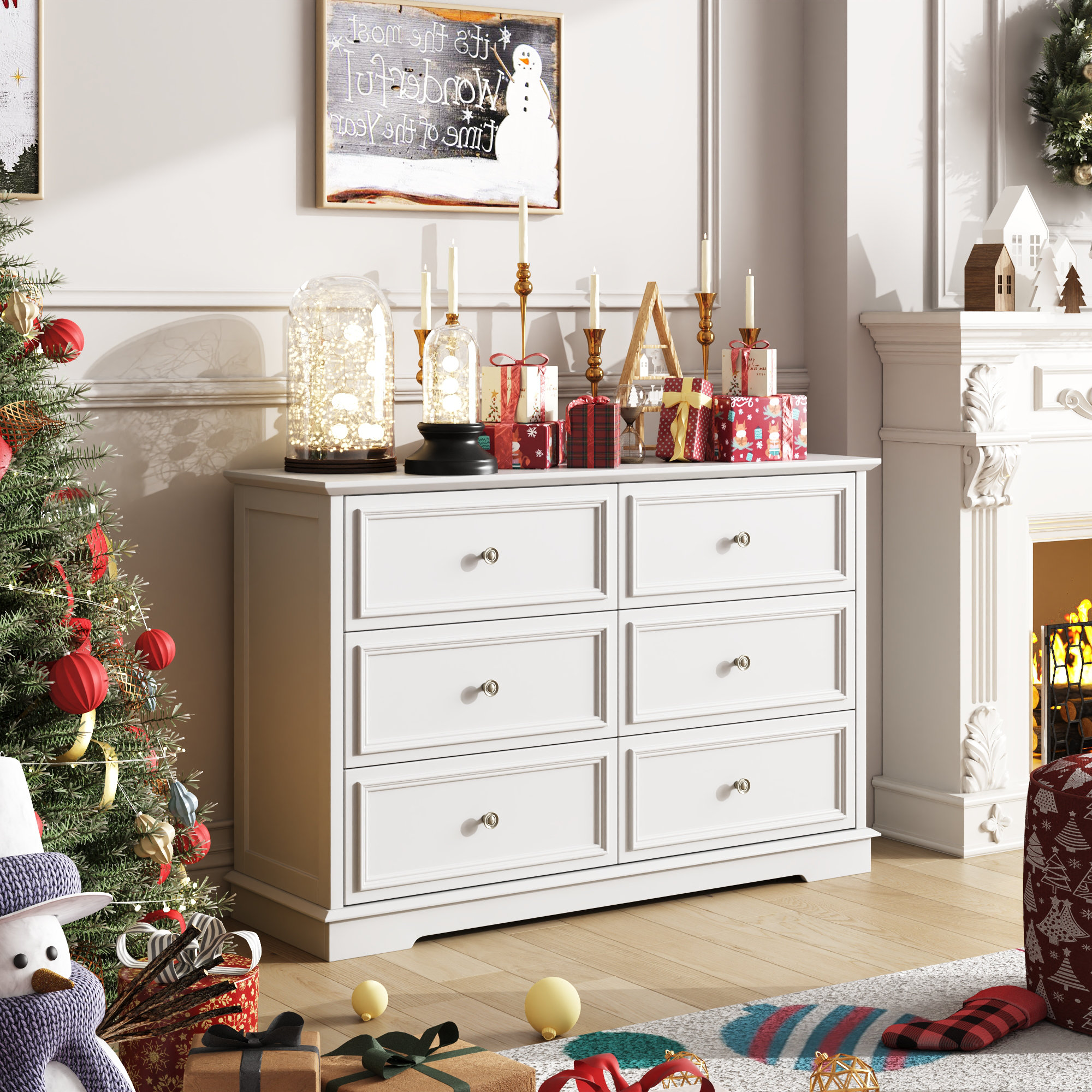 Lark Manor™ 6 Drawer 47.2" W Double Dresser & Reviews | Wayfair