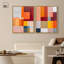 «Vibrant Repose Duet», ensemble de décorations murales modernes en acrylique encadré par Art Remedy, cadre doré, 24 x 30-2099579857-2099579867