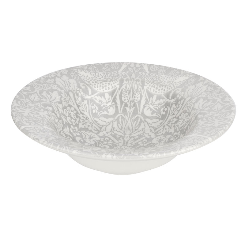 Cereal Bowl, 7.5" (Strawberry Thief)