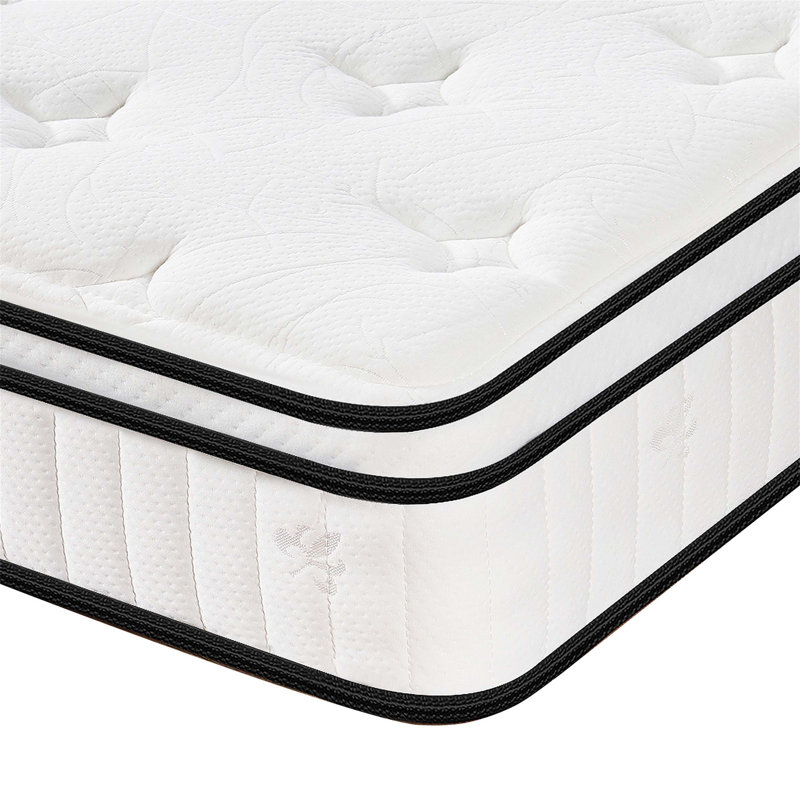 Matelas hybride confortable avec ressorts ensachés individuellement pour toutes les positions de sommeil, assurant une bonne nuit de sommeil