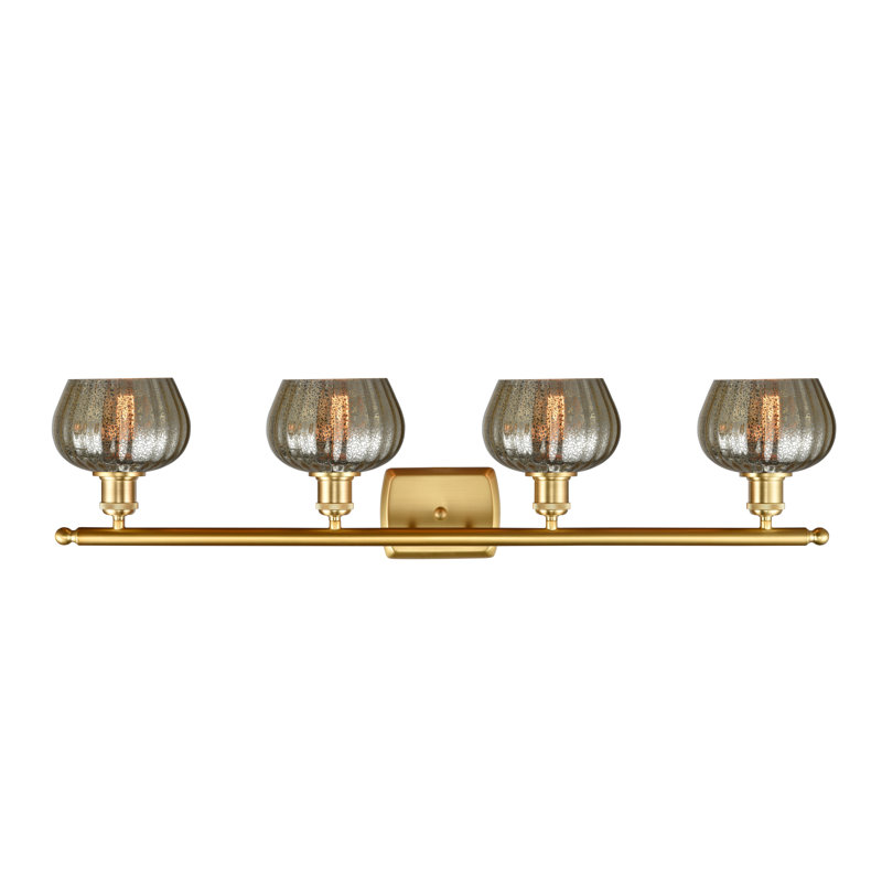 Patrina 4 - Light Dimmable Vanity Light, Satin Gold
