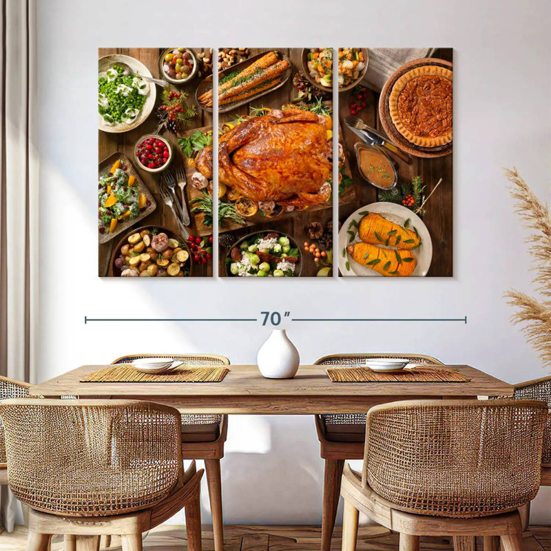 Yarlin Thanksgiving Feast, 20" H x 33" W