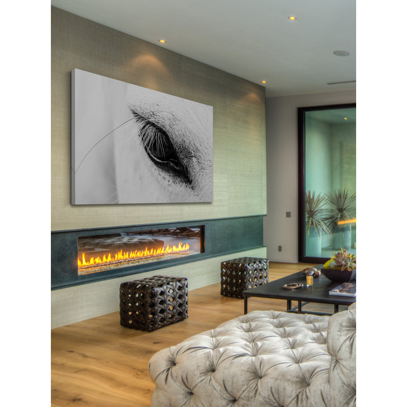 « trusting eye », reproduction d’art sur toile tendue, H 24 po x l 36 po x P 1,5 po