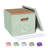 File Organizer Box,Filing Box With Lid,File Box For Letter/Legal File Folder Storage, Portable Hanging File Box For Office/Decor/Home,1 Pack,Green-Box Only