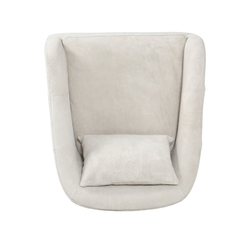 Topanga Swivel Barrel Chair, Polyester Blend, Knoll Natural