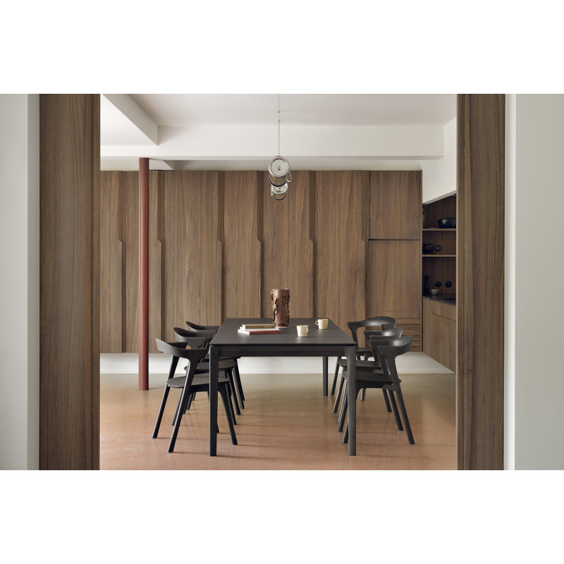 Bok Solid Wood Dining Chair, Oak Brown