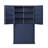 40.2X20x71.3Inch High Freestanding Kitchen Pantry Large Cupboard Storage Cabinet With 2 Drawers, 2 Adjustable Shelves, 8 Door Shelves For Kitchen, Dining Room,Blue-818584628