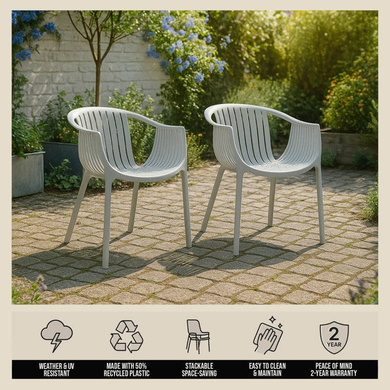 Chaise de patio Patrioflare Capri 2PK, gris, Gris