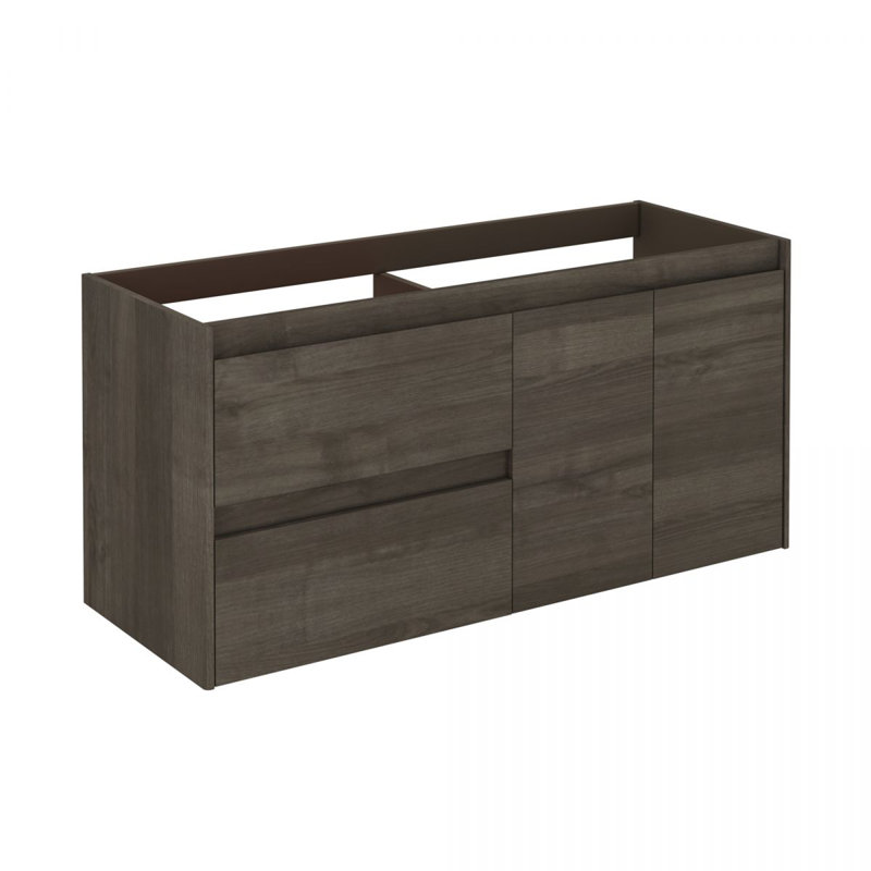 Ambra 48'' Samara Ash Wall-Mounted Double Bathroom Vanity Set