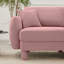 Canapé modulaire pour causeuse 2 places en tissu Boucle-1009154041-1021815974