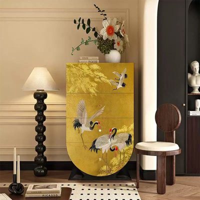 Armoire à quatre tiroirs en bois massif de style chinois