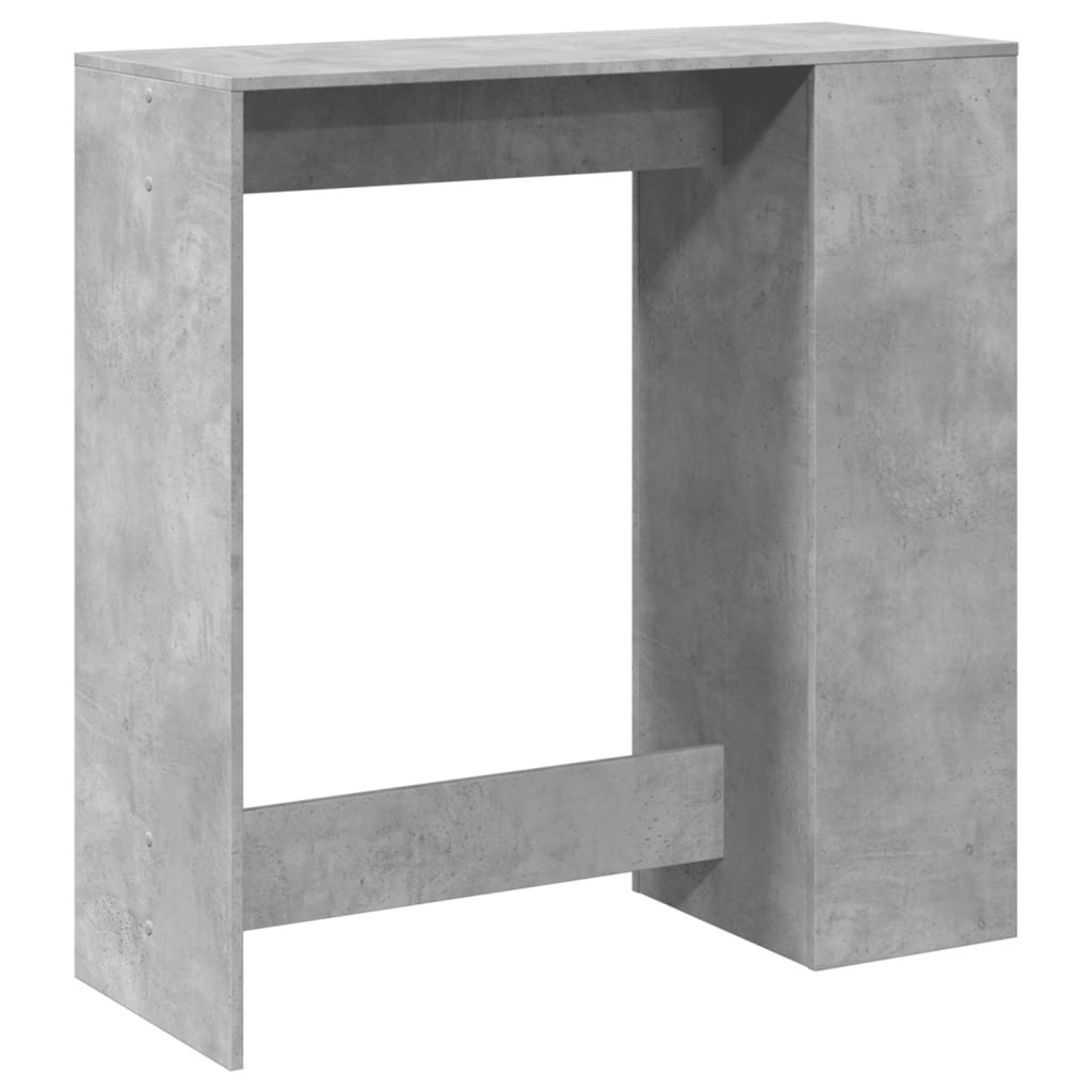 Vidaxl bar table with a shelf made of
