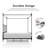 Magdaleno Metal Canopy Bed-184808844-184808847