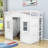 Gabriella-Frances Kids Loft Bed with Ladder-1187112116-1187112118