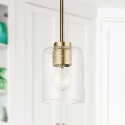 Luminaire suspendu cylindrique à 1 lumière Greyson