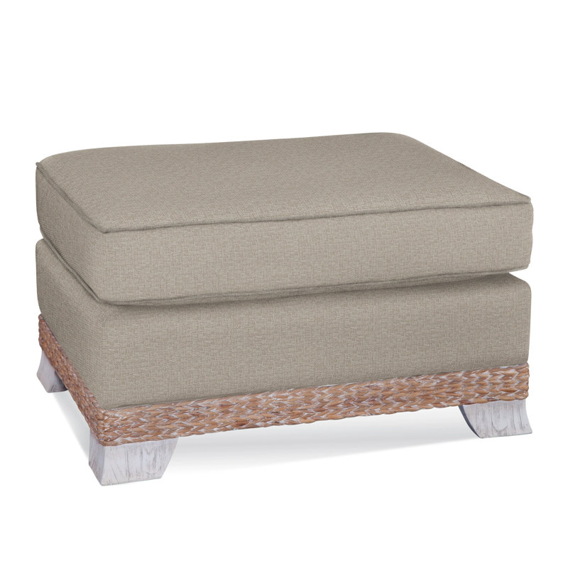 Fairwind Ottoman, Beige Performance Fabric; 0851-73