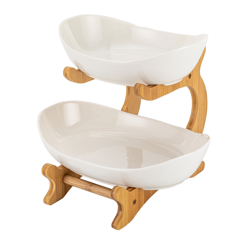 Red Barrel Studio® Heily Fruit Bowl, White24123