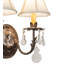 Crystal 2 - Light Candle Wall Light