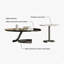 Table basse en marbre Light Light