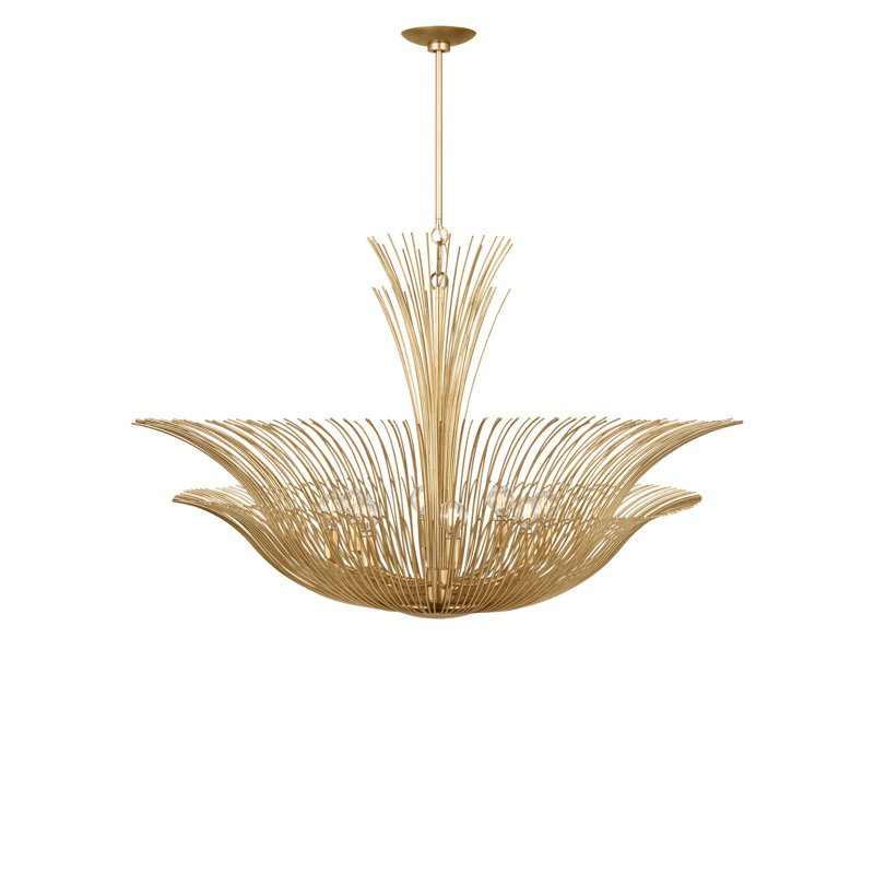 Dorelle Chandelier, 27.63" H x 42" W x 42" D