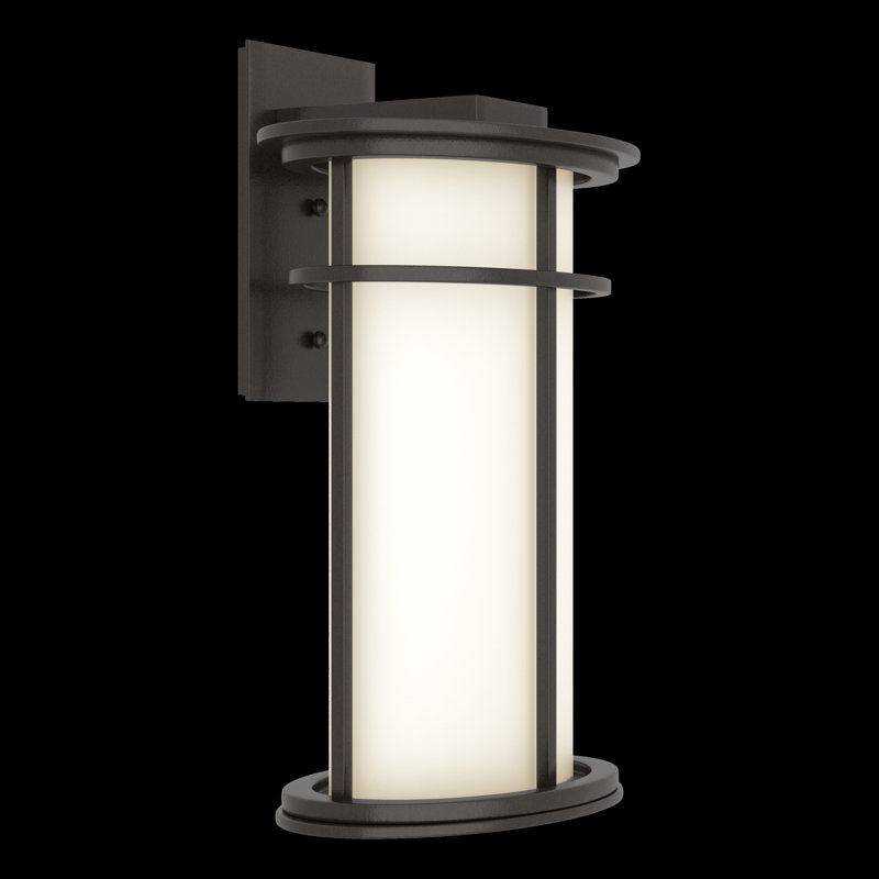 Province Outdoor Armed Sconce, Oil Rubbed Bronze, 15.4" H x 10.2" W x 7.1" D