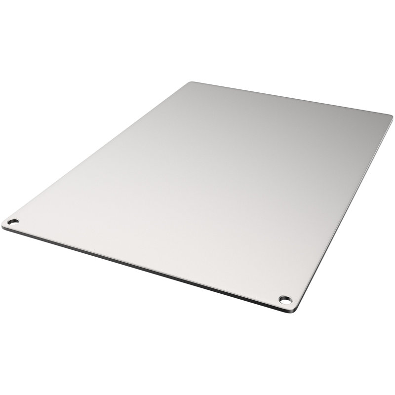 VEVOR Non-Stick Steel 14'' Pizza Pan, Silver, 0.20" H x 20" L x 14" W