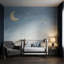Papier peint lune, étoiles, ciel étoilé-1036632899-1036632952