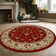 Tapis rouge / beige / brun / noir / sauge tissé à plat à la main Weisgerber