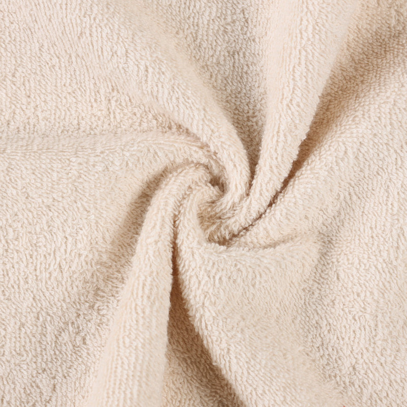 Asleigh 450 GSM Eco-Friendly 100% Ringspun Cotton Bathroom Towel Set, Ivory