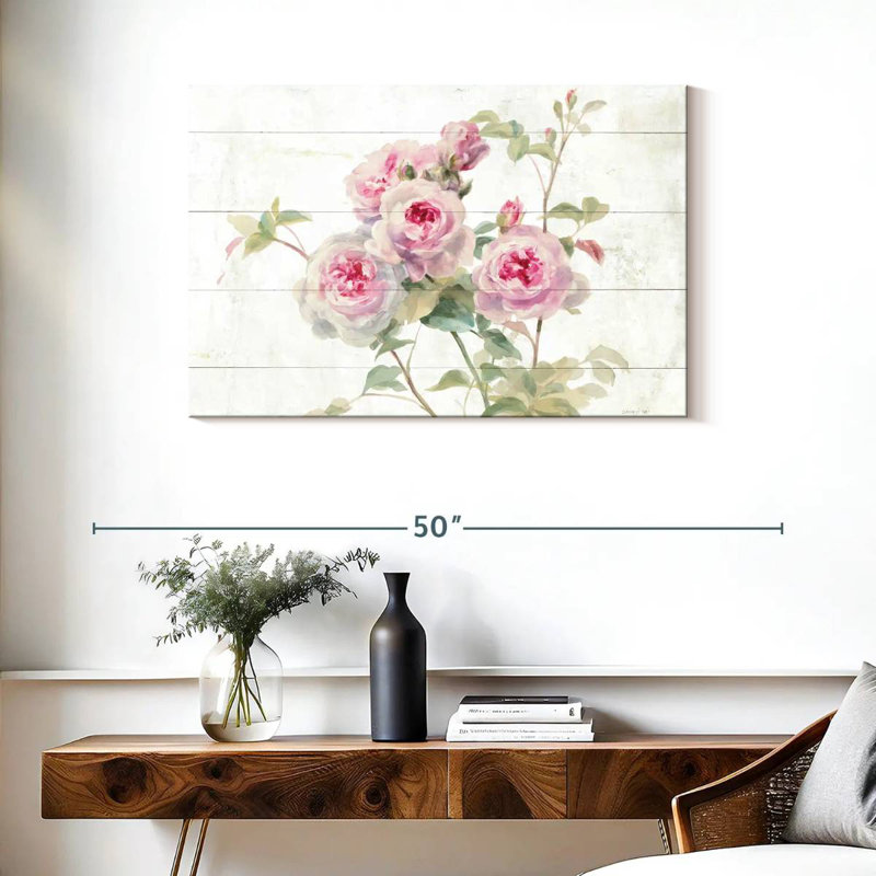 Harnek Sweet Roses sur bois