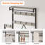 Metal Freestanding 8 - Hook Coat Rack-1089232798