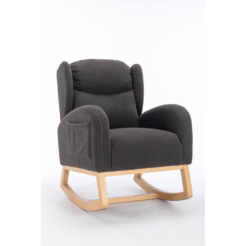 Jordyn Rocking Chair, Grey