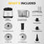 HOWORK 12 Cup Food Processor Vegetable Chopper with 2 Speeds & Pulse Function for Mincing, Dicing, Shredding, Puree & Kneading Dough, Black