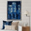«Blue Print of London Architecture I», reproduction sur toile