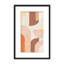 Abstract Retro Geometric by  - Picture Frame Graphic Art on Paper-81387122-131292501-131292502