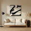Minimalisme 71, art mural en métal beige-257873480